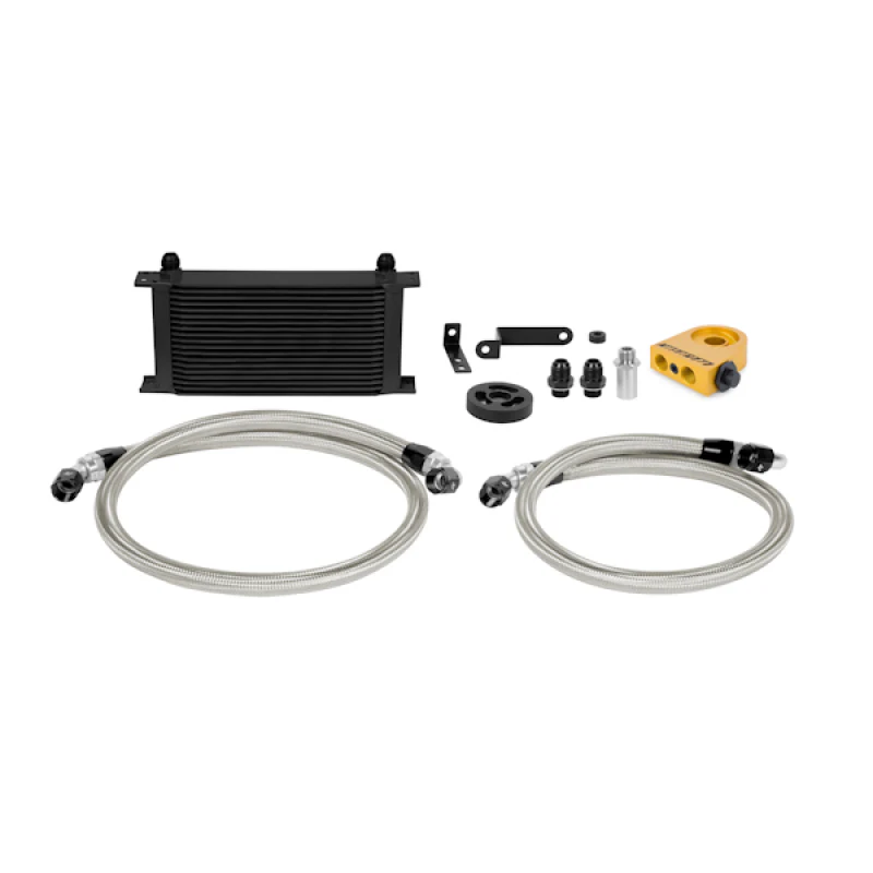 Mishimoto 08-14 Subaru WRX Thermostatic Oil Cooler Kit - Black - Image 2