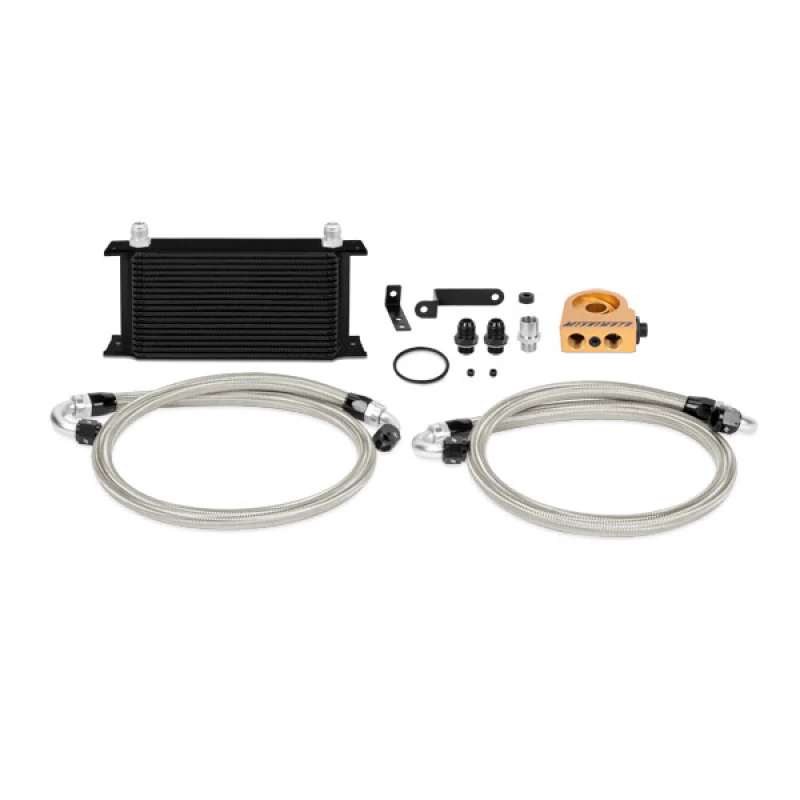 Mishimoto 08-14 WRX/STi Thermostatic Oil Cooler Kit - Black - Image 3