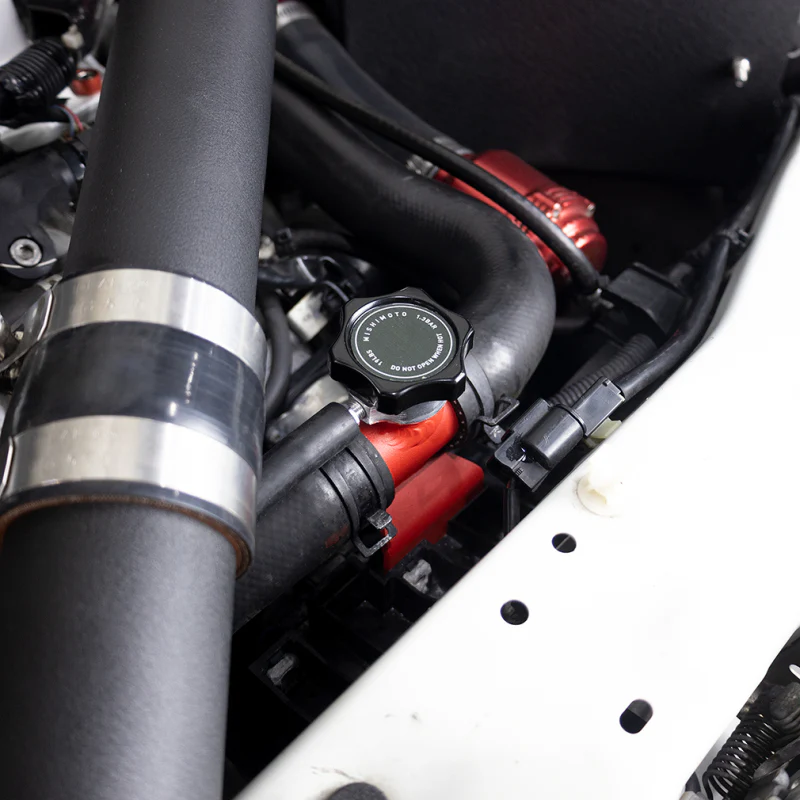 Mishimoto 08-15 Mitsubishi Lancer Evo X Coolant Fill Inlet - Black - Image 4
