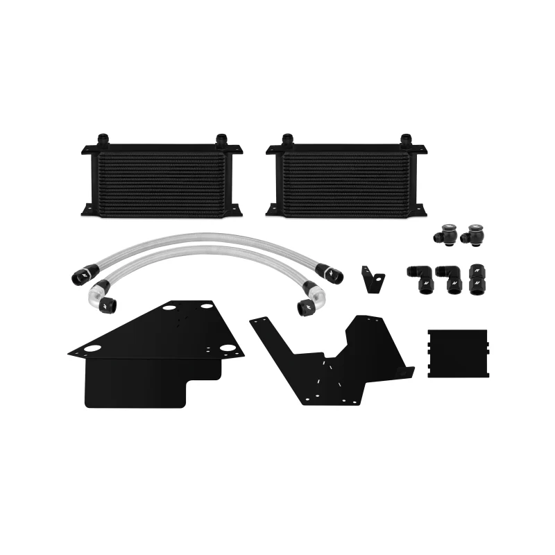 Mishimoto 08+ Mitsubishi Evolution X Black Oil Cooler Kit - Image 2