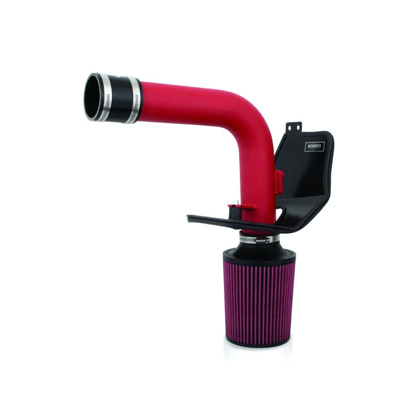 Mishimoto 08+ Subaru WRX/STi Performance Cold Air Intake Kit - Wrinkle Red - Image 10