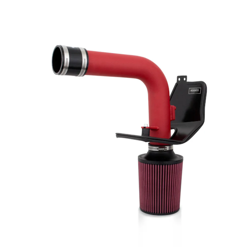 Mishimoto 08+ Subaru WRX/STi Performance Cold Air Intake Kit - Wrinkle Red - Image 16