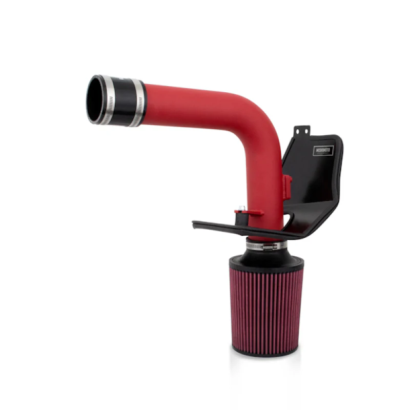 Mishimoto 08+ Subaru WRX/STi Performance Cold Air Intake Kit - Wrinkle Red - Image 8