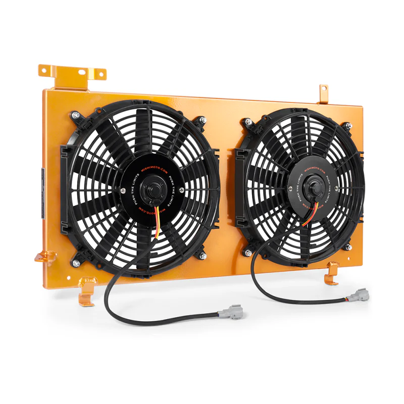 Mishimoto 08+ Subaru WRX/STI PNP Aluminum Fan Shroud Gold - Image 2