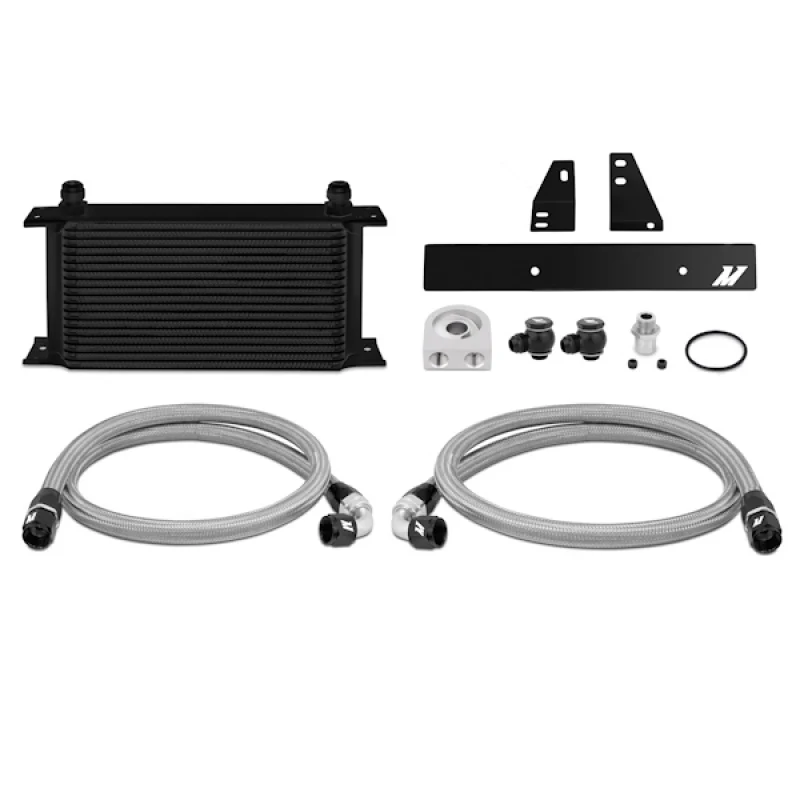 Mishimoto 09+ Nissan 370Z / 08+ Infiniti G37 (Coupe Only) Oil Cooler Kit - Black - Image 2