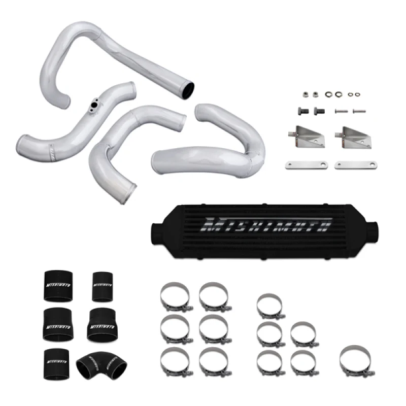 Mishimoto 10-11 Hyundai Genesis Coupe Black Aluminum Intercooler Kit - Image 2