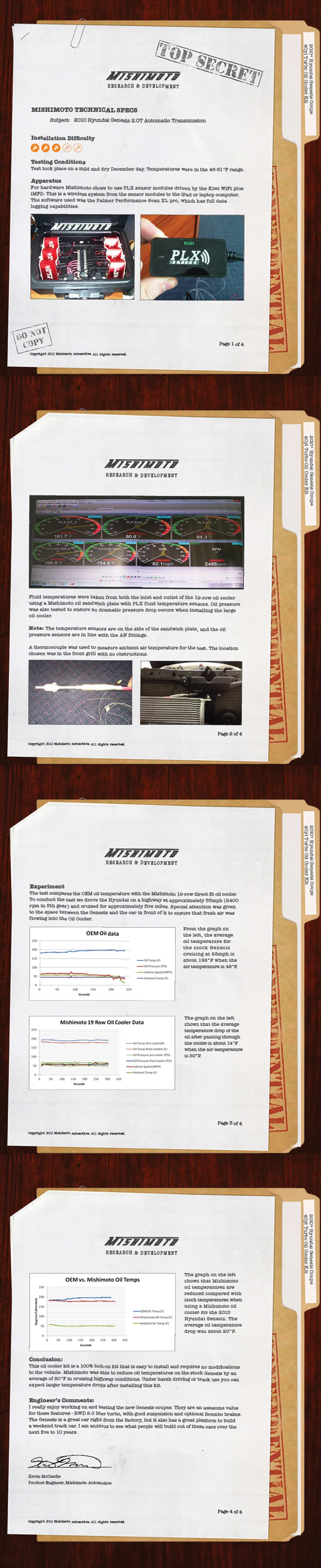 Mishimoto 10-12 Hyundai Genesis Coupe 2.0T Oil Cooler Kit - Image 13