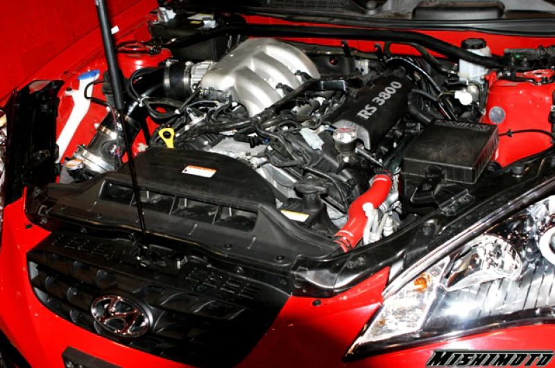 Mishimoto 10+ Hyundai Genesis Coupe V6 Red Silicone Hose Kit - Image 6