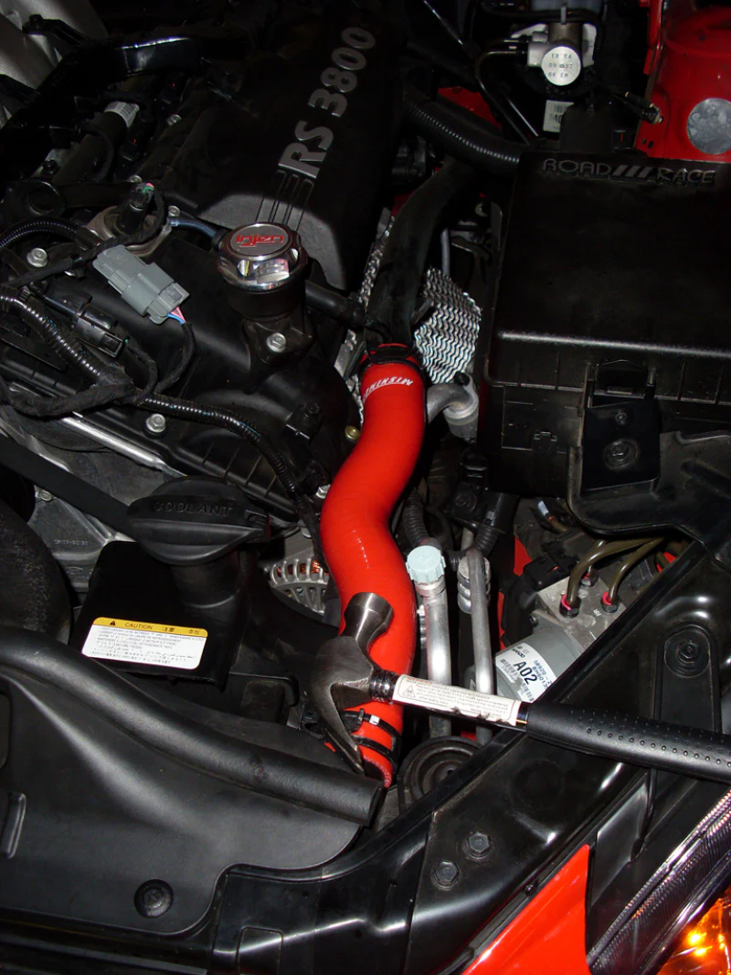 Mishimoto 10+ Hyundai Genesis Coupe V6 Red Silicone Hose Kit - Image 9