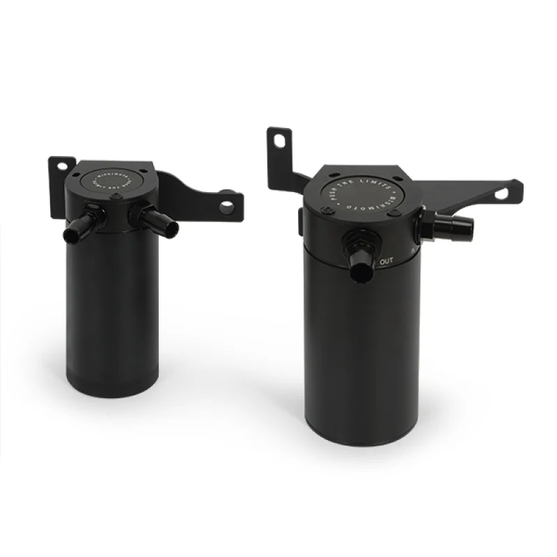 Mishimoto 11-14 Ford F-150 EcoBoost 3.5L Baffled Oil Catch Can Kit - Black - Image 3