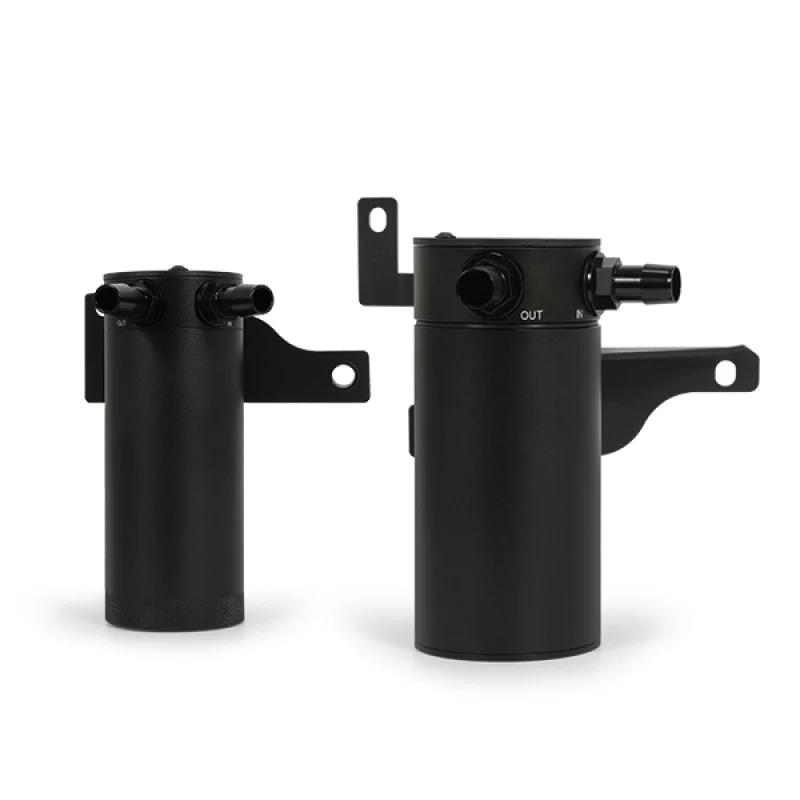 Mishimoto 11-14 Ford F-150 EcoBoost 3.5L Baffled Oil Catch Can Kit - Black - Image 6