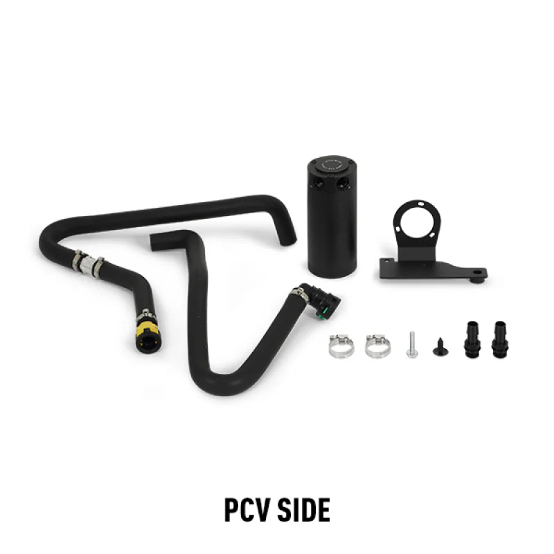 Mishimoto 11-14 Ford F-150 EcoBoost 3.5L Baffled Oil Catch Can Kit - Black - Image 8
