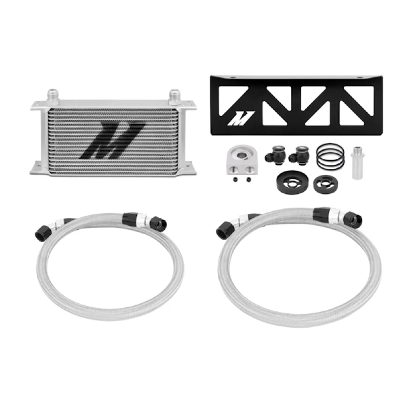 Mishimoto 13+ Subaru BRZ / 13+ Scion FR-S Oil Cooler Kit - Silver - Image 2