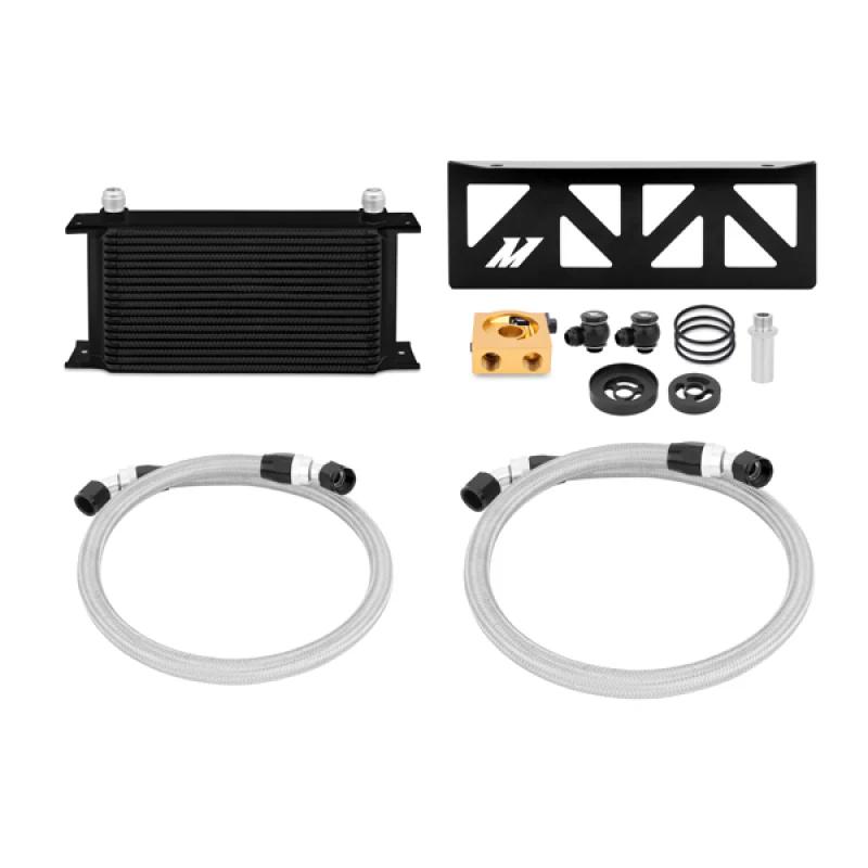Mishimoto 13+ Subaru BRZ/Scion FR-S Thermostatic Oil Cooler Kit - Black - Image 2