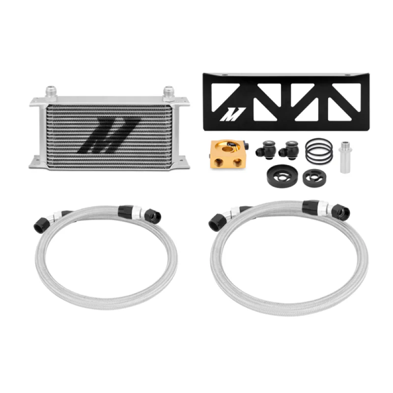Mishimoto 13+ Subaru BRZ/Scion FR-S Thermostatic Oil Cooler Kit - Silver - Image 2