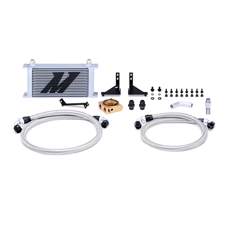 Mishimoto 14-16 Ford Fiesta ST Thermostatic Oil Cooler Kit - Silver - Image 3