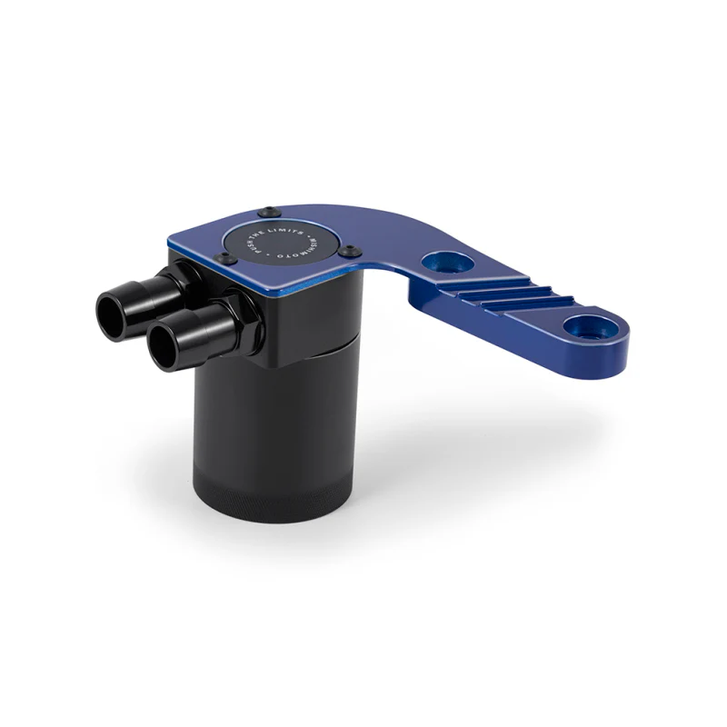 Mishimoto 15-20 BMW F8X M3/M4 Baffled Oil Catch Can - San Marino Blue - Image 2