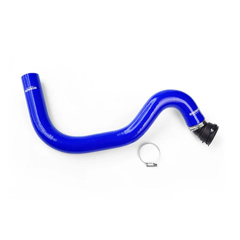 Mishimoto 15+ Ford Mustang GT Blue Silicone Upper Radiator Hose - Image 4