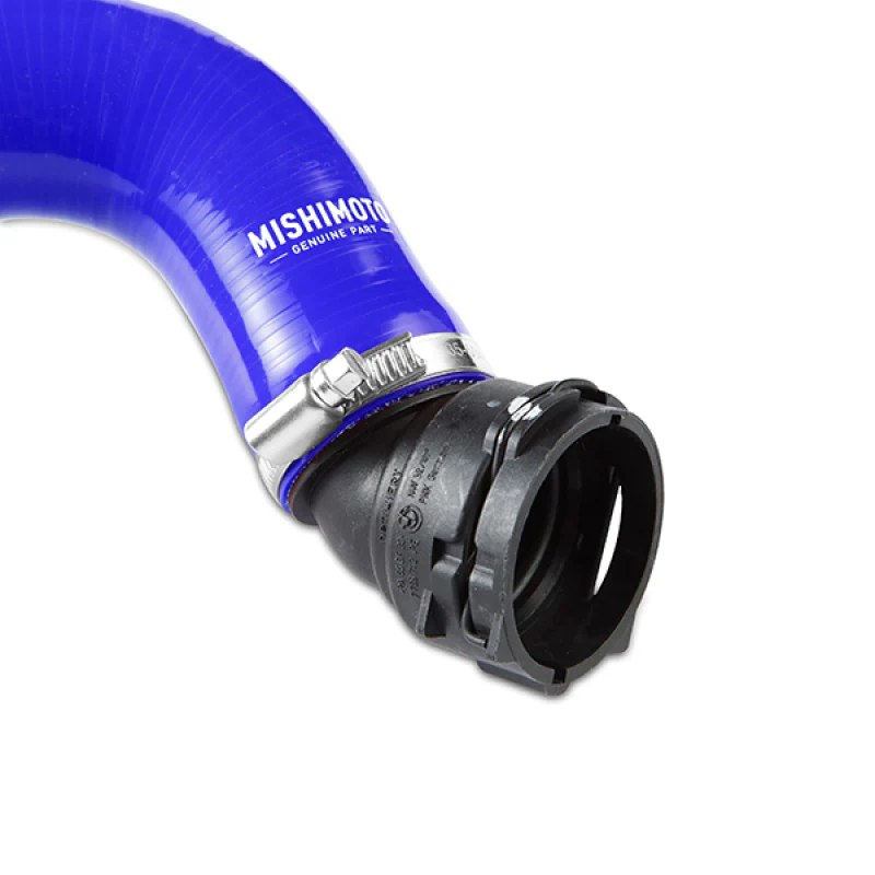 Mishimoto 15+ Ford Mustang GT Blue Silicone Upper Radiator Hose - Image 5