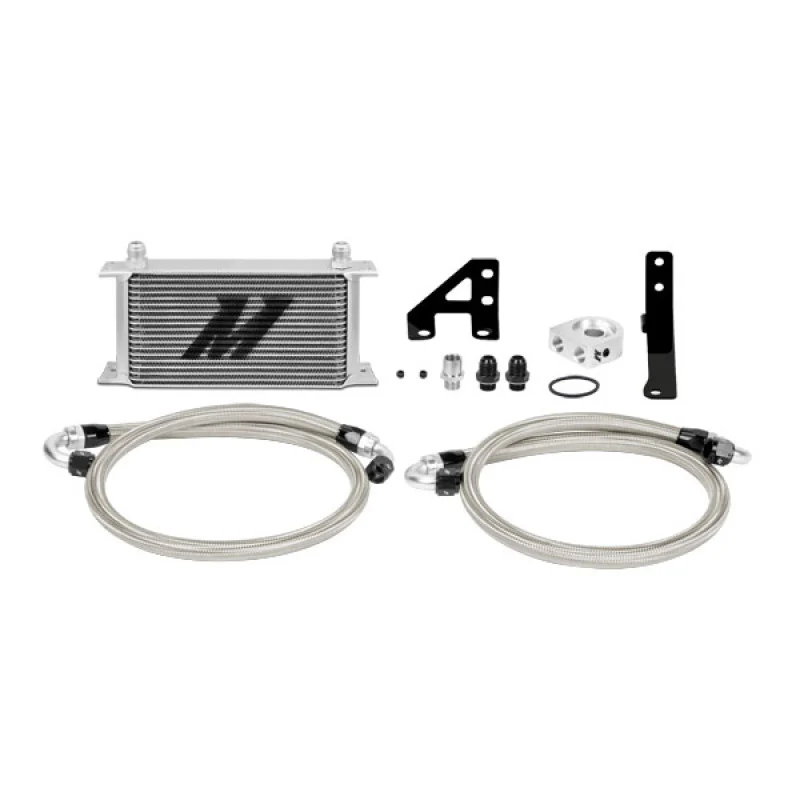 Mishimoto 15 Subaru STI Oil Cooler Kit - Silver - Image 2