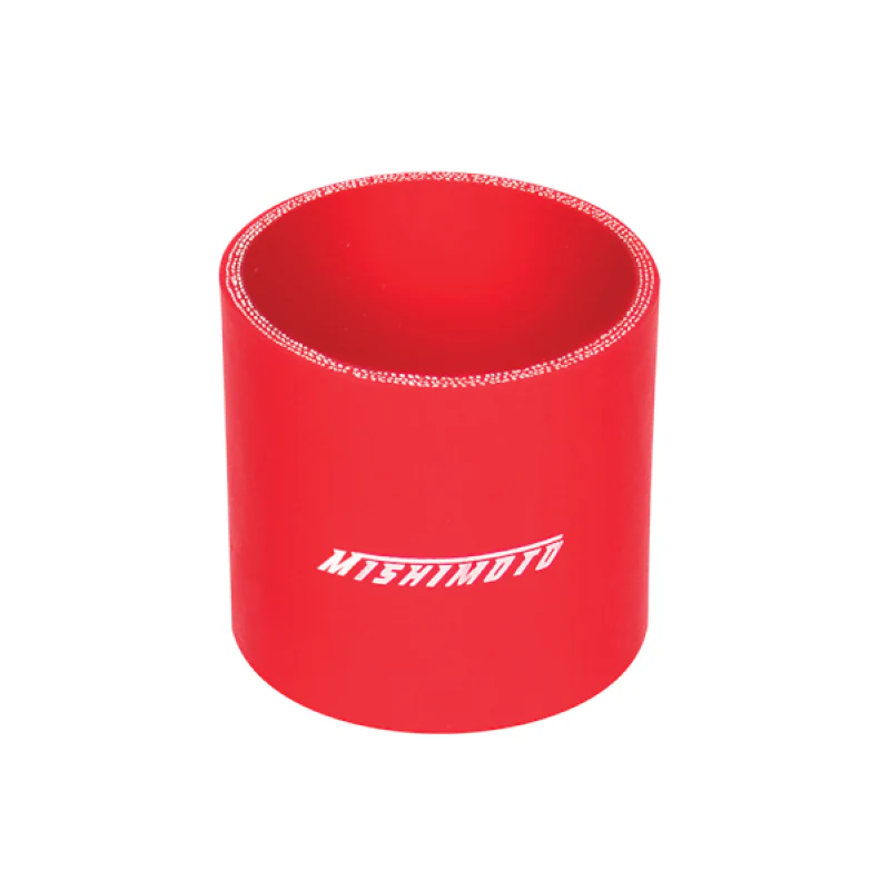 Mishimoto 2.5 Inch Red Straight Coupler - Image 2