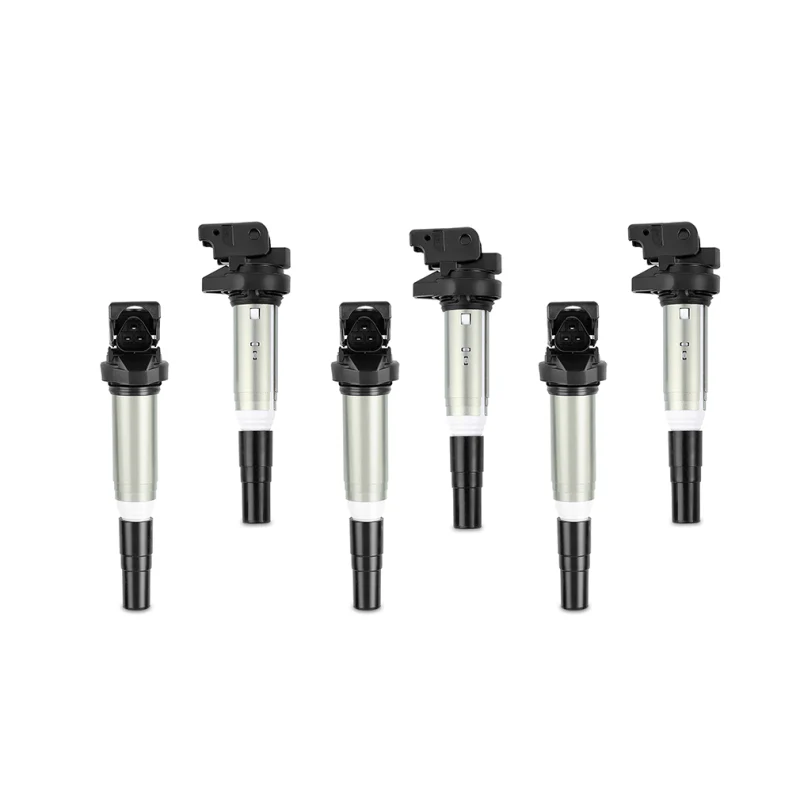 Mishimoto 2002+ BMW M54/N20/N52/N54/N55/N62/S54/S62 Six Cylinder Ignition Coil Set of 6 - Image 2