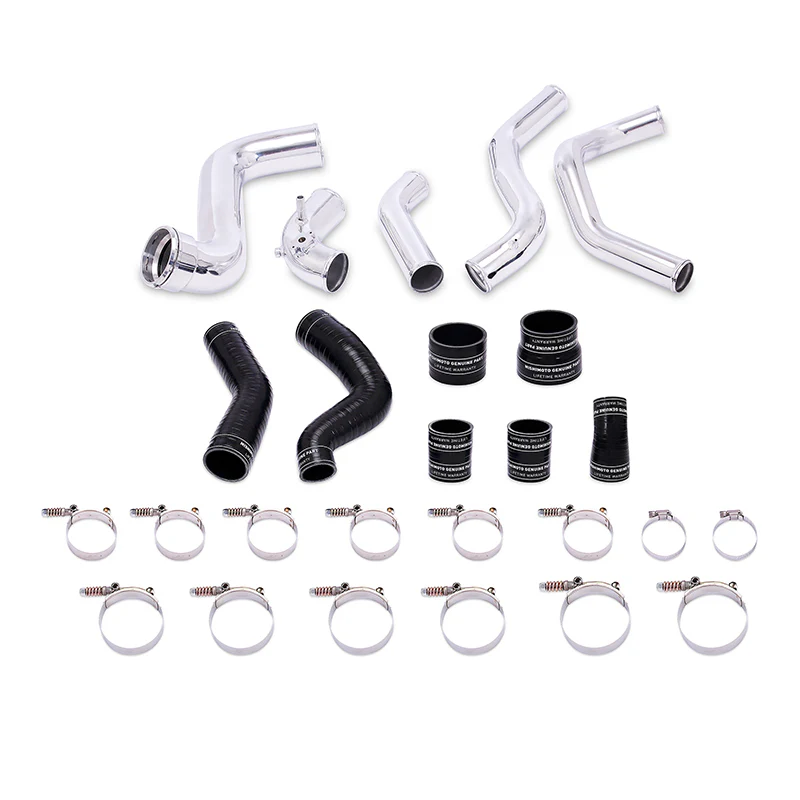 Mishimoto 2011-2014 Ford F-150 EcoBoost Silver Intercooler w/ Polished Pipes - Image 8