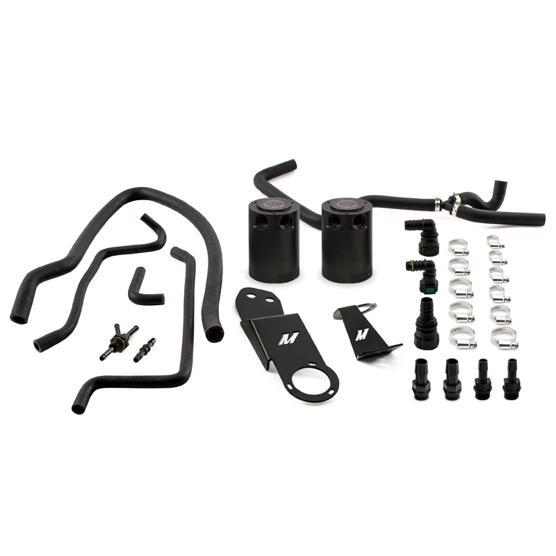 Mishimoto 2013+ Cadillac ATS 2.0T Baffled Oil Catch Can Kit - Black - Image 3