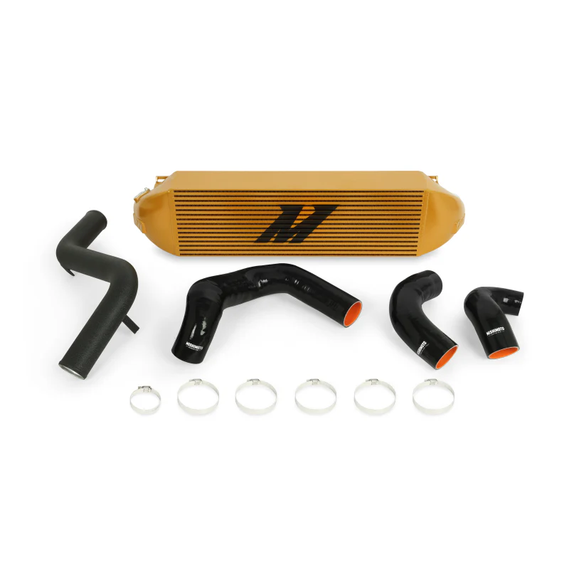 Mishimoto 2013+ Ford Focus ST Gold Intercooler w/ Black Pipes - Image 2
