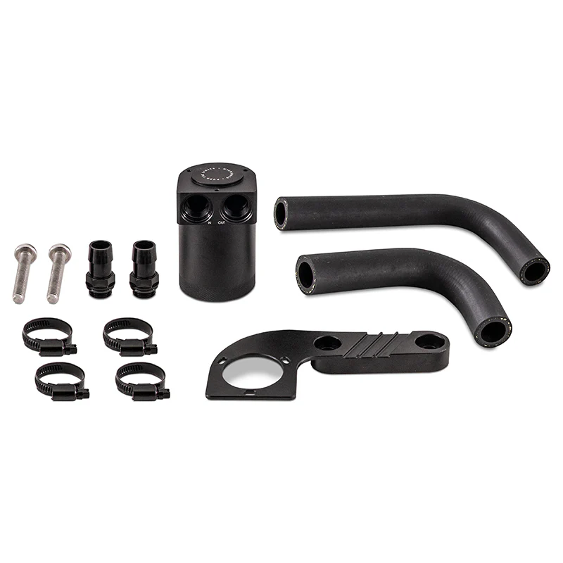 Mishimoto 2015+ BMW F8X M3/M4 Baffled Oil Catch Can - Wrinkle Black - Image 2