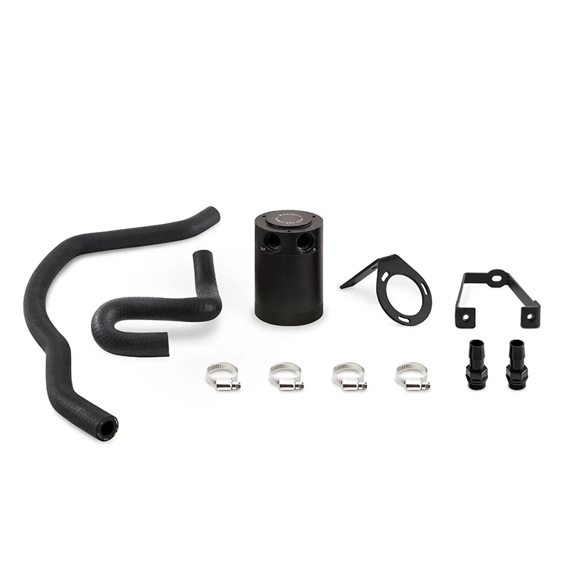 Mishimoto 2015+ Dodge Charger / 2015+ Chrysler 300C 6.4L Direct Fit Oil Catch Can Kit - Black - Image 2