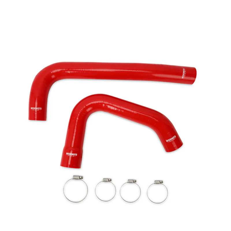Mishimoto 2015+ Dodge Ram 6.7L Cummins Silicone Radiator Hose Kit Red - Image 4