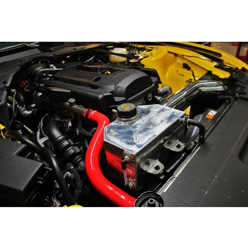 Mishimoto 2015 Ford Mustang EcoBoost / 3.7L / 5.0L Aluminum Coolant Expansion Tank-Polished - Image 11