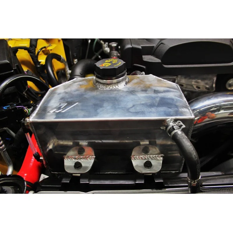 Mishimoto 2015 Ford Mustang EcoBoost / 3.7L / 5.0L Aluminum Coolant Expansion Tank-Polished - Image 4