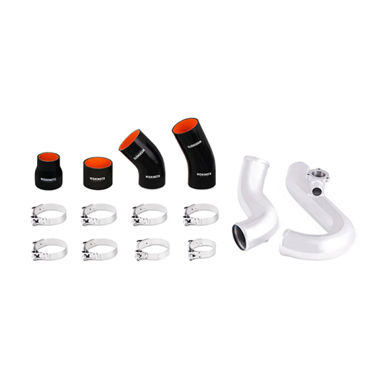 Mishimoto 2015 Ford Mustang EcoBoost Performance Intercooler Kit - Silver Core Polished Pipes - Image 9