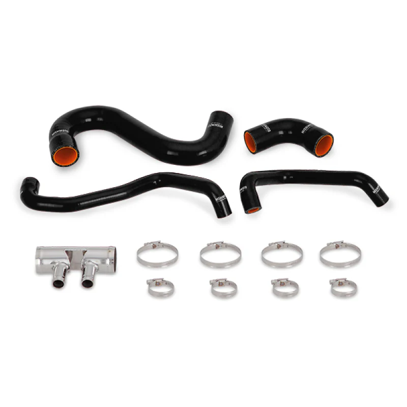 Mishimoto 2015+ Ford Mustang GT Silicone Lower Radiator Hose - Black - Image 2