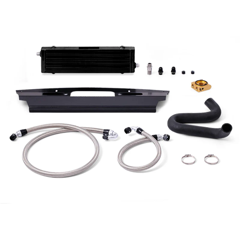 Mishimoto 2015+ Ford Mustang GT Thermostatic Oil Cooler Kit - Black - Image 4
