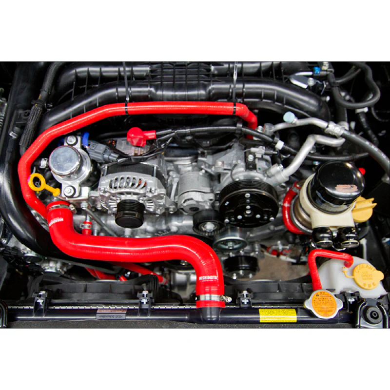 Mishimoto 2015 Subaru WRX Blue Silicone Radiator Coolant Ancillary Hoses Kit - Image 13