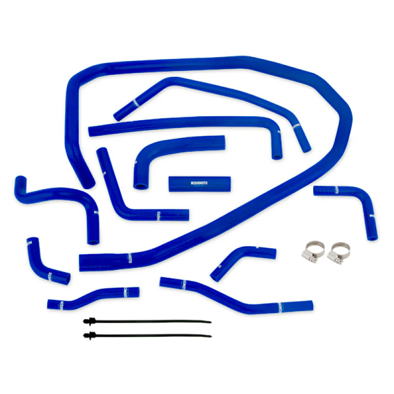 Mishimoto 2015 Subaru WRX Blue Silicone Radiator Coolant Ancillary Hoses Kit - Image 2