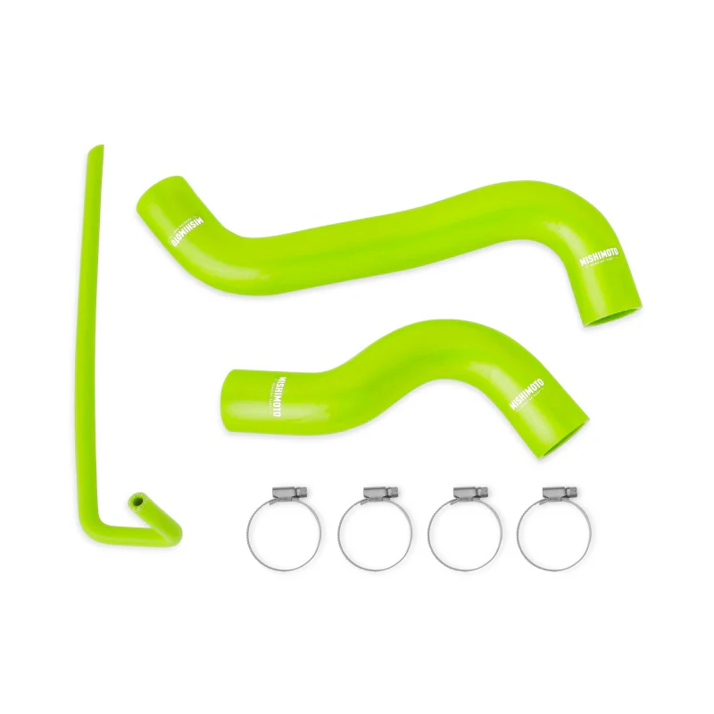 Mishimoto 2015+ Subaru WRX Silicone Radiator Coolant Hose Kit - Neon Yellow - Image 6
