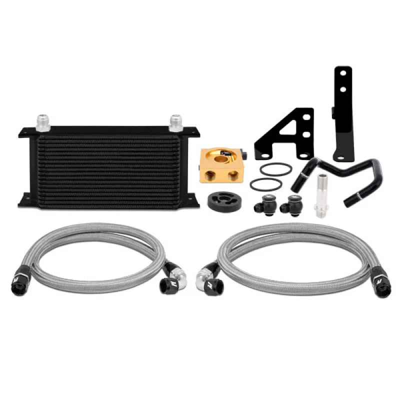 Mishimoto 2015 Subaru WRX Thermostatic Oil Cooler Kit - Black - Image 2