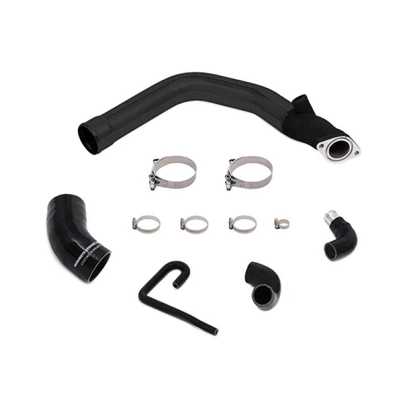 Mishimoto 2015 Subaru WRX Top-Mount Intercooler Kit - Powder Coated Black & Black Pipes - Image 4