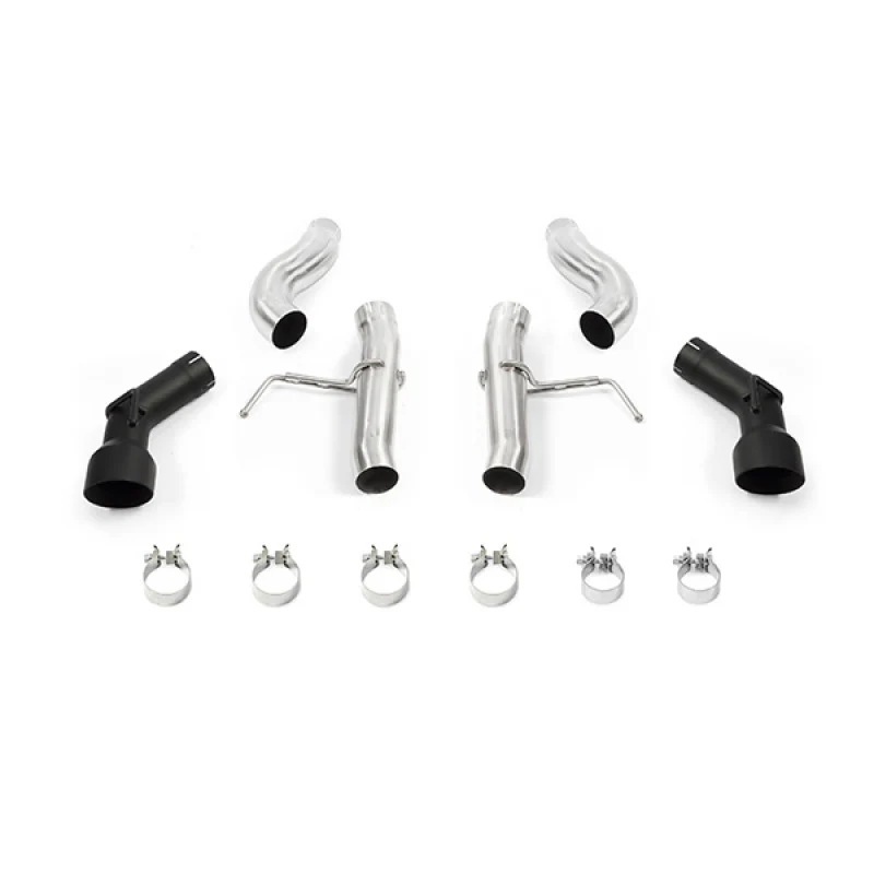 Mishimoto 2016+ Chevrolet Camaro 2.0T Dual-Tip Race Axle-Back Exhaust w/ Black Tips - Image 3