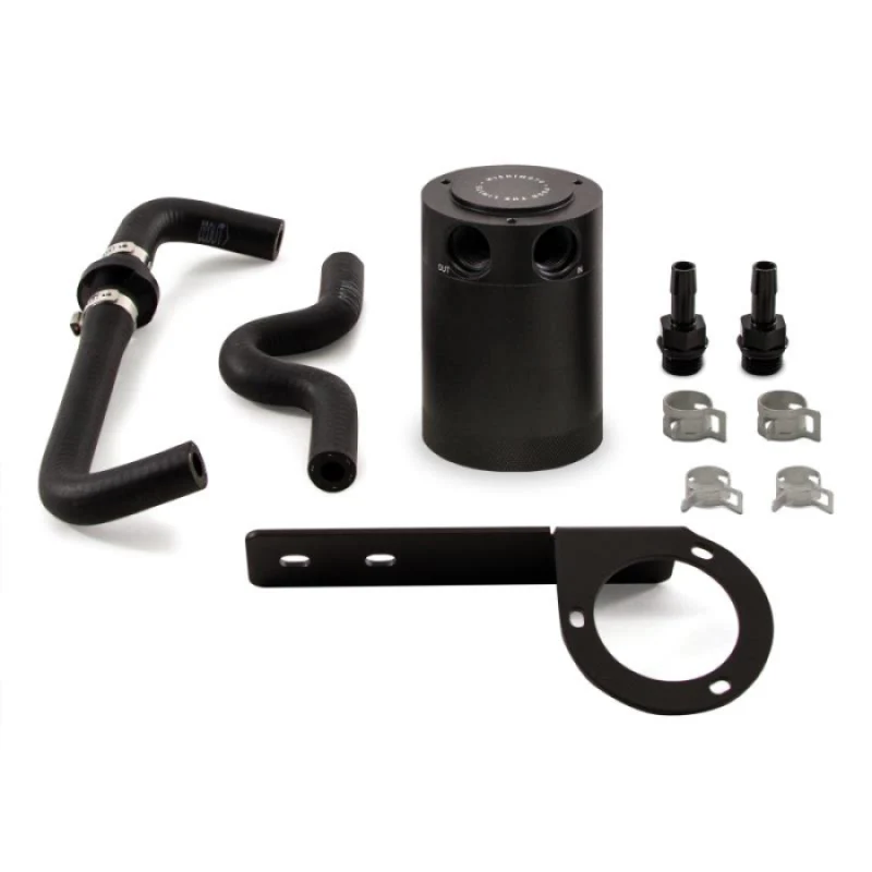 Mishimoto 2017+ Honda Civic Type R Baffled Oil Catch Can Kit - Black - Image 2
