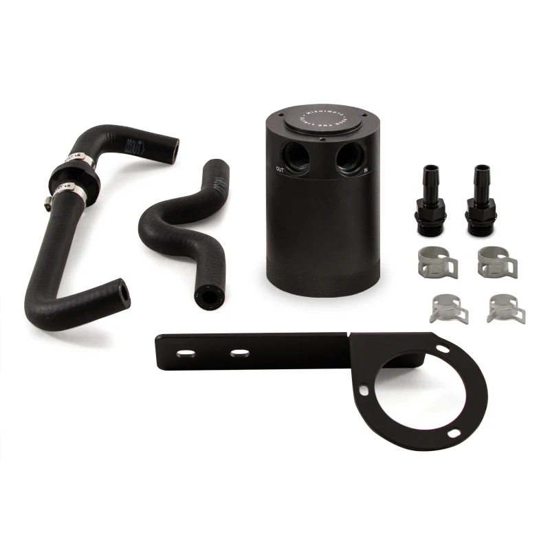 Mishimoto 2017+ Honda Civic Type R Baffled Oil Catch Can Kit - Black - Image 5