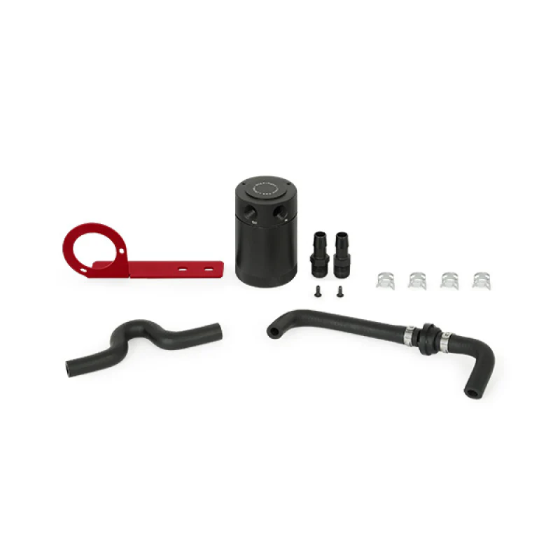 Mishimoto 2017+ Honda Civic Type R Baffled Oil Catch Can Kit - Red - Image 3