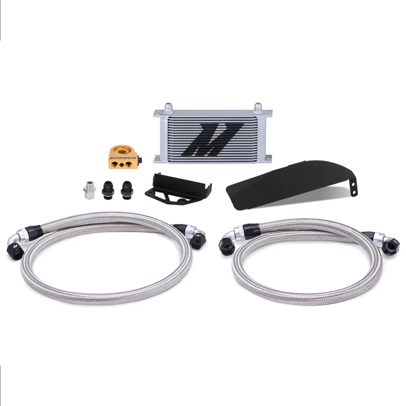 Mishimoto 2017+ Honda Civic Type R Direct Fit Oil Cooler Kit - Silver - Image 4