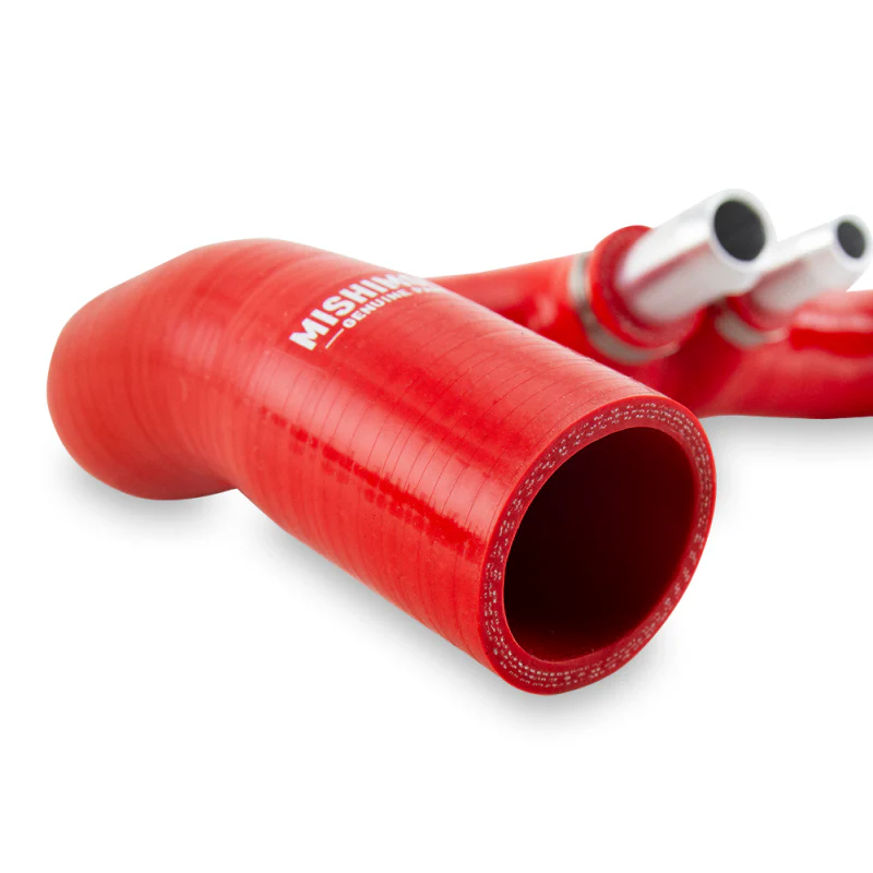 Mishimoto 2018+ Jeep Wrangler JL / Gladiator JT 3.6L AT Red Silicone Radiator Coolant Hose Kit - Image 4