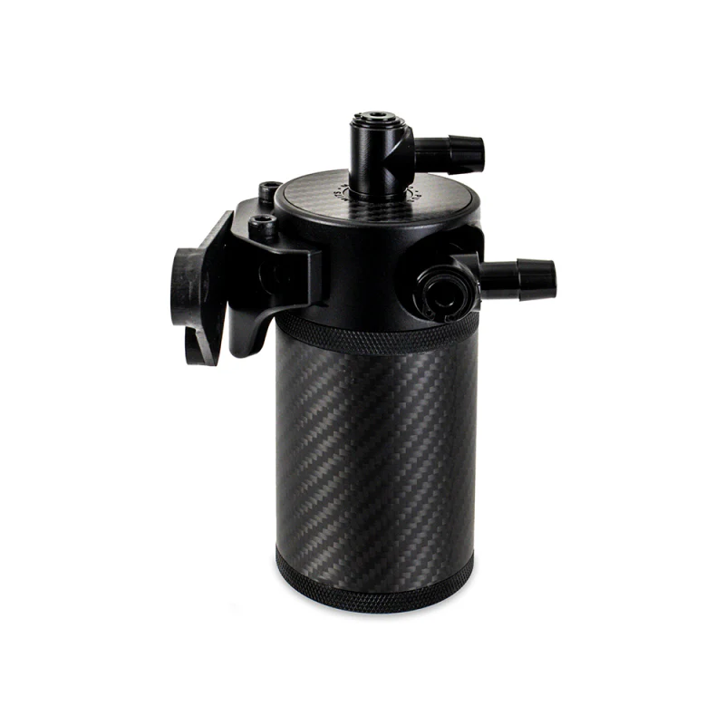 Mishimoto 2020+ Chevrolet Corvette C8 Baffled Oil Catch Can Kit (PCV Side) - Carbon Fiber - Image 5