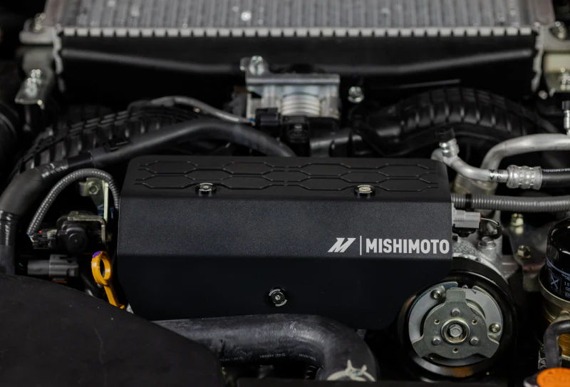 Mishimoto 2022+ Subaru WRX Pulley Cover Black - Image 2